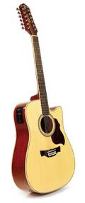 12-String-Dreadnought mit schlanken Bässen und obertonreichem Klang: Crafter DE8-12