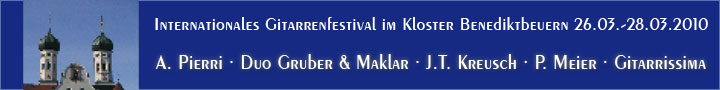Gitarrenfestival Benediktbeuern